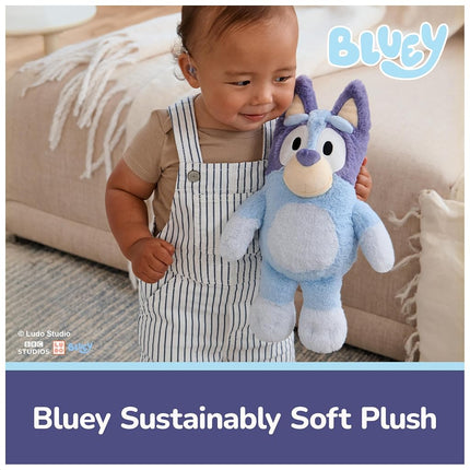 GUND Bluey Sustainably Soft Plush, Made with Recycled Materials, Stuffed Animals for Kids & Toddlers, Blue, 13�