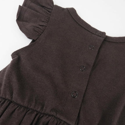 HonestBaby Multipack Short Romper Sets and Dresses 100% Organic Cotton for Infant Baby and Toddler Boys, Girls, Unisex, SAFARI BROWN, 3-6 Months, Safari Brown, 3-6 Months