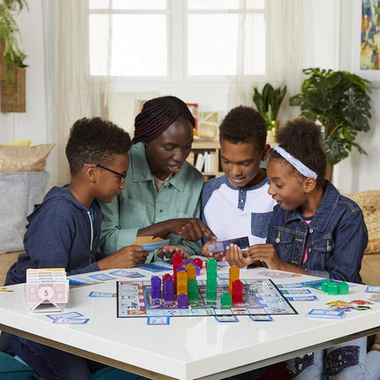 Monopoly Builder Board Game, Board Games for Kids and Adults, Strategy Games, Family Board Games, for Kids 8 and Up, 2-4 Players