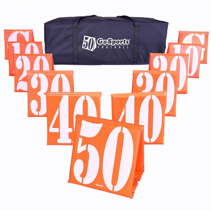 GoSports Football Field Yard Line Markers, Set of 