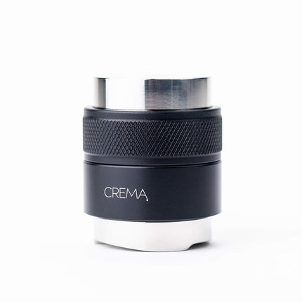 Crema Coffee Products 39.25mm Hand Tamper & Coffee Distributor V2 | Compatible with Breville Portafilters | Double-Sided, Adjustable Depth Tool | Made with Durable 304 Stainless Steel | Black