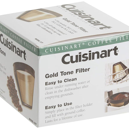 Filtro de café Cuisinart GTF tono dorado, 10-12 tazas