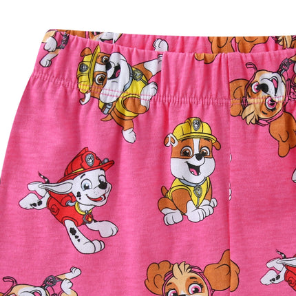 Nickelodeon Paw Patrol 2 Pack Short Sleeves Tee and Shorts Set for Girls, Kid’s Outfit Bundle, Size 3T Light Gray