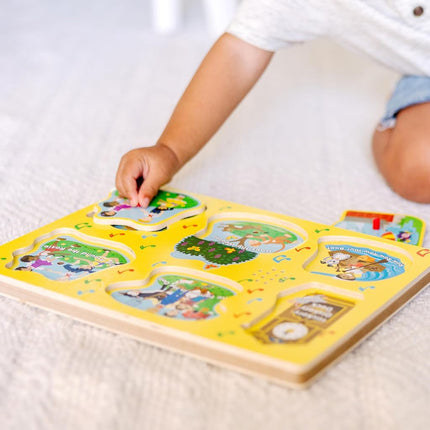 Nursery Rhymes 1 - Sound Puzzle [Toy] [Aug 30, 2016] Melissa & Doug