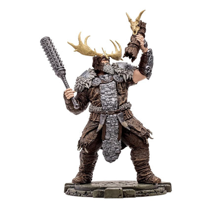 McFarlane Toys Diablo IV Landslide Druid 1:12 Scale Posed Figure with Interchangeable Head and Hand, 3 Weapons, Display Base, and Mystery Weapon - Channel the Fury of Nature
