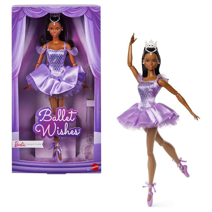 ​Barbie Signature Ballet Wishes Doll with Black Po