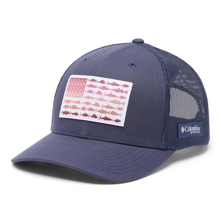 Columbia Unisex Unisex PFG Fish Flag Mesh Snap Bac