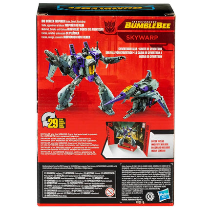 Transformers Toys Studio Series Voyager Bumblebee 113 Skywarp, 6.5-inch Converting Action Figure, 8+