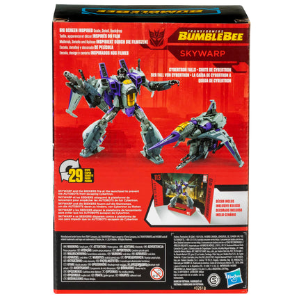 Transformers Toys Studio Series Voyager Bumblebee 113 Skywarp, 6.5-inch Converting Action Figure, 8+