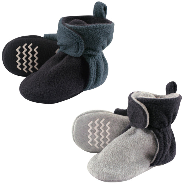 Hudson Baby Unisex-Child Cozy Fleece Booties Slipp