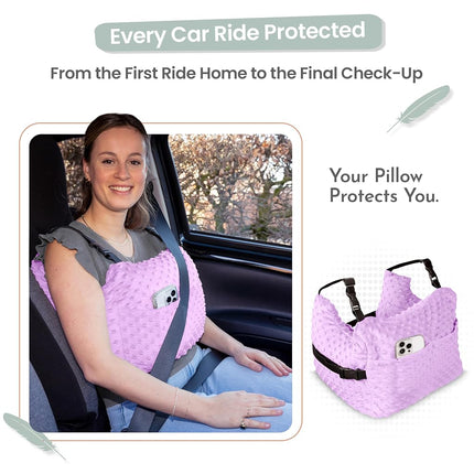 MOYOAMA Post Mastectomy Pillow - Post Surgery Pillow for Car, Breast Reduction & Augmentation Patients, Breast Pillow After Heart Surgery Pillow, Mastectomy Recovery Must Haves, Post Surgery Gift