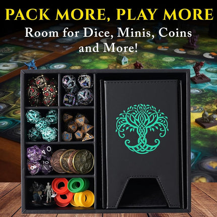 Soar Forge All-in-One Game Roamer - Dice Tray & Tower for DND and RPG