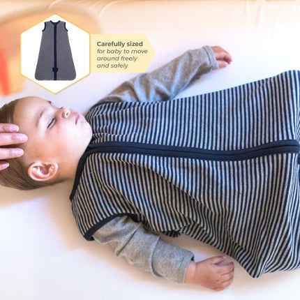 Burt's Bees Baby - Beekeeper Wearable Blanket, 100% Organic Cotton, Swaddle Transition Sleeping Bag - - Medium