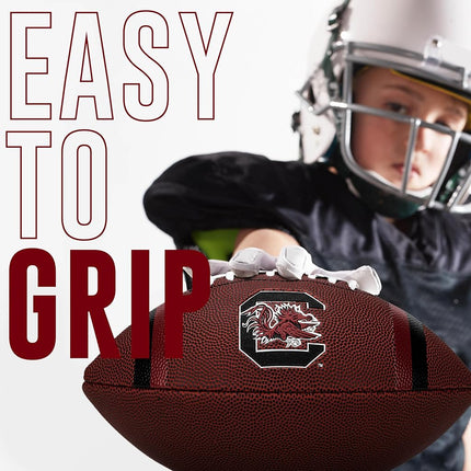 Franklin Sports South Carolina Gamecocks Kids NCAA Youth Football - Official College Team Football with Team Logos - Junior Size Football