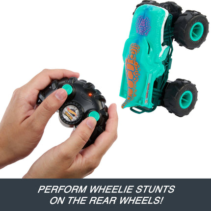 Hot Wheels Monster Trucks 1:24 Scale RC Remote Controlled Mega Wrex Toy with All-Terrain Tyres
