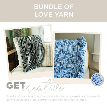 Lion Brand Yarn Bundle of Love Multicolor Baby Yarn for Knitting and Crochet, 1 Pack, Baby Sprinkle