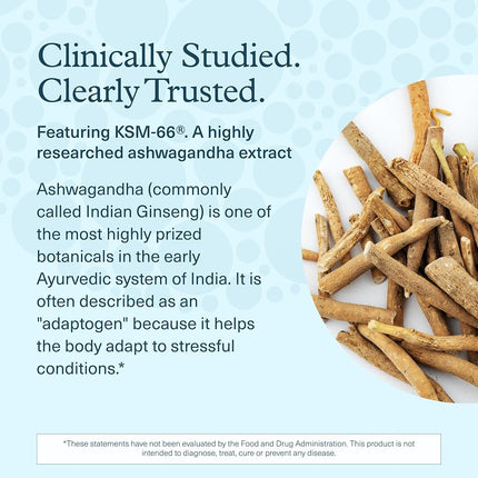 Youtheory Ashwagandha 60 Count (1 Bottle)
