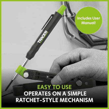 Tracer ProScribe Scribing Tool with Deep Hole Pencil, Leads & Carry Case
