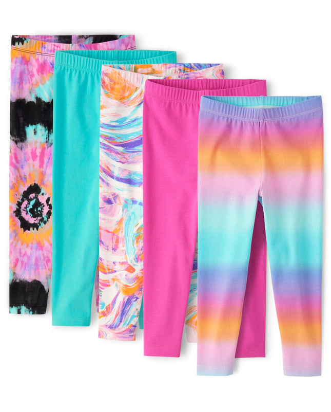 The Children's Place Girls' Printed Capri Leggings
