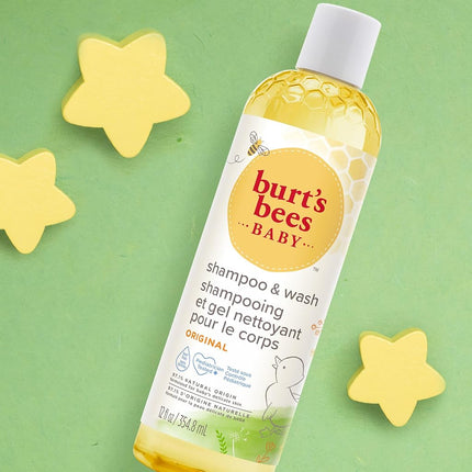 Burt's Bees Baby Bee Shampoo & Wash, 12 Fluid Ounces, Pack of 3 (Packaging May Vary) by Burt's Bees