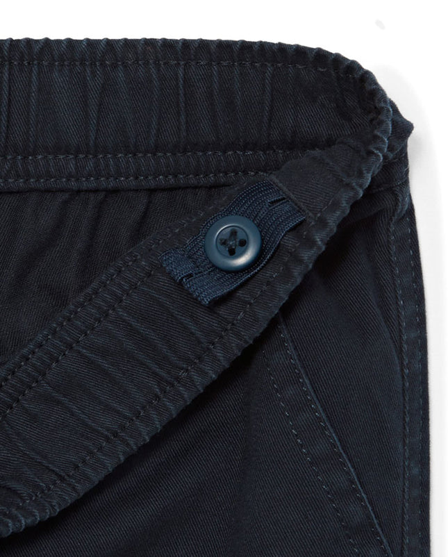 The Children's Place Boys' Pull on Cargo Pants, New Navy, 4 Slim
