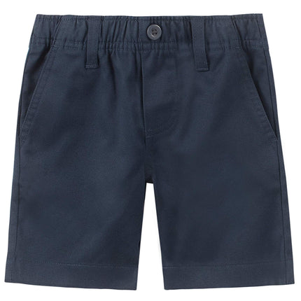 Nautica Boys' School Uniform Flat Front Twill Shor
