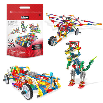 Basic Fun K'NEX Deluxe Building Set – 408 Piece ST