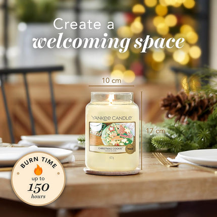 Yankee Candle Scented Candle | Christmas Cookie Large Jar Candle | Long Burning Candles: up to 150 Hours