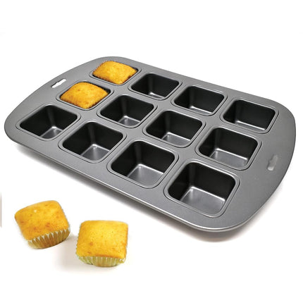 Norpro 3998 Nonstick 12-Cavity Linking Brownie Muf