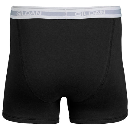 Gildan Men's Underwear Boxer Briefs, Multipack, Black/Anthracite/Sport Grey (Pack of 5, Shorter Length), M