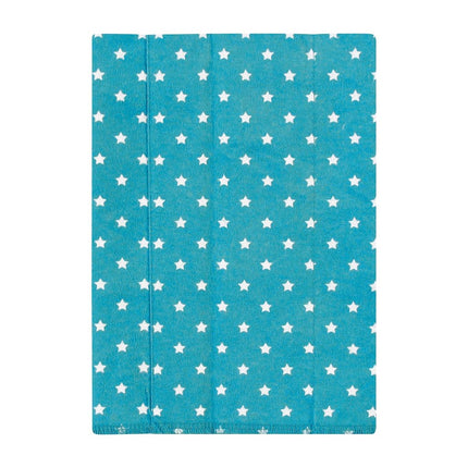 Hudson Baby Unisex Baby Cotton Flannel Burp Cloths, Happy Planets 4 Pack, One Size