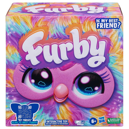Furby Tie Dye Interactive Plush Toy - English Version, Batikfärbung