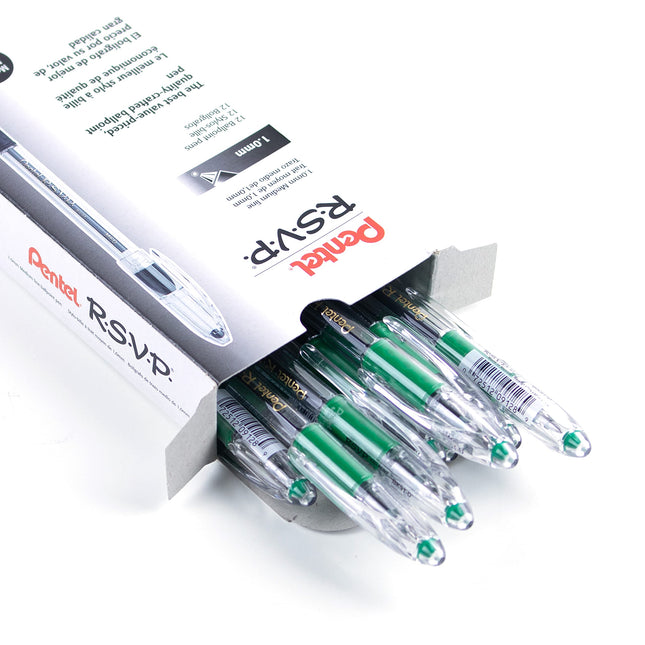 Pentel BK91-D Green 1pc (S) Ballpoint Pen – Ballpoint Pens (Green, Green, 1 pc (S))