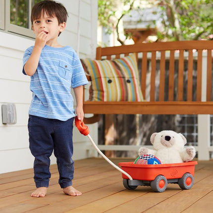 Green Toys Wagon - Orange Closed Box