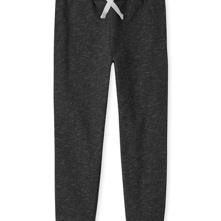 The Children's Place Boys' Single Fleece Jogger Sweatpants, Black Heathered, XX-Large