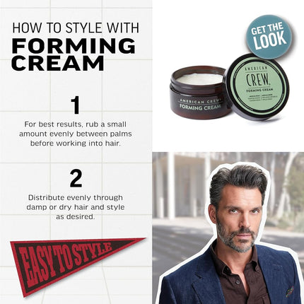 American Crew Men's Hair Forming Cream 85 g