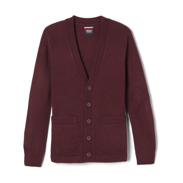 French Toast Boys' Anti-Pill V-Neck Cardigan Sweat