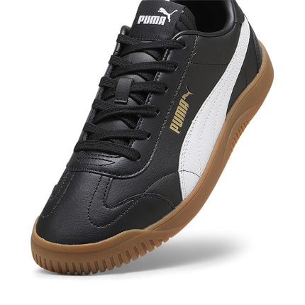Puma Men's Club 5v5 Shoes Sneaker, Black White Gold, 10