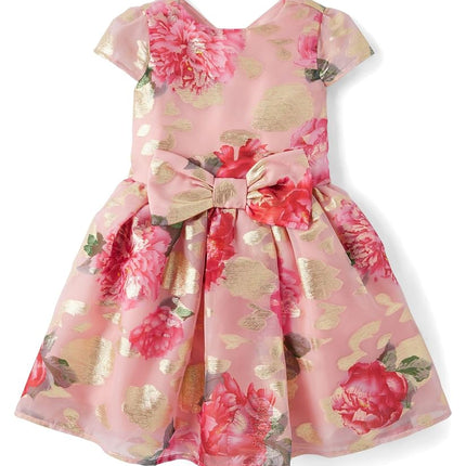 Gymboree Girls' One Size and Toddler Short Sleeve Dresses, Freesia, 7