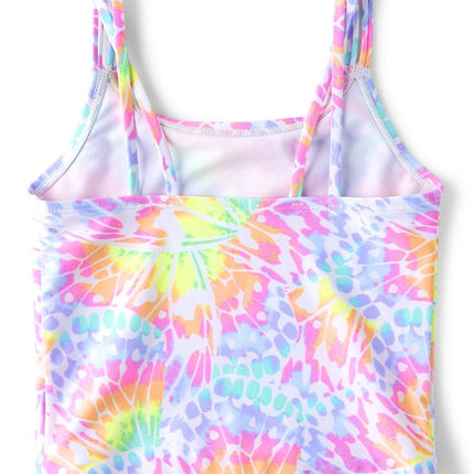 Maillot de bain tankini 2 pièces The Children's Place pour fille, ailes de papillon dégradées, taille XL