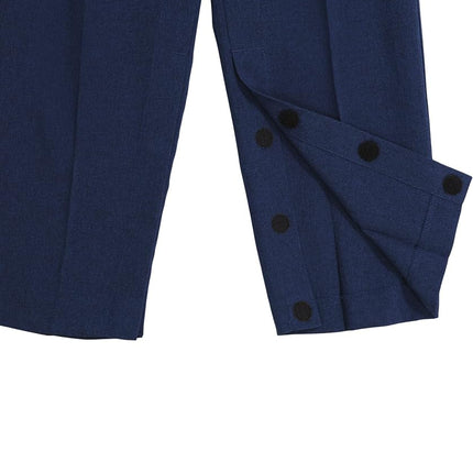 Van Heusen Boys' Adaptive 4-Piece Formal Suit Set, Vest, Pants, Collared Dress Shirt, and Bow Tie with Velcro Closure, Blue Jean, 6