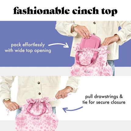 Fit & Fresh Cromwell Cinch Lunch Bag for Women | Insulated Lunch Box with Containers