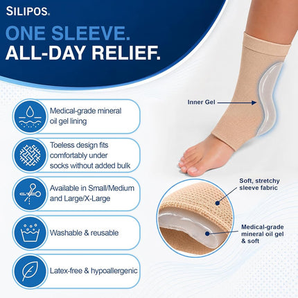 Silipos Achilles Heel Pad, Small/Medium