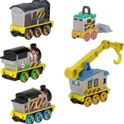 Thomas & Friends Construction Crew Set with 5 Push-Along Engines