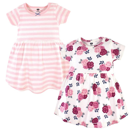 Hudson Baby Robes en Coton pour Bébés Filles, Holly, 3T