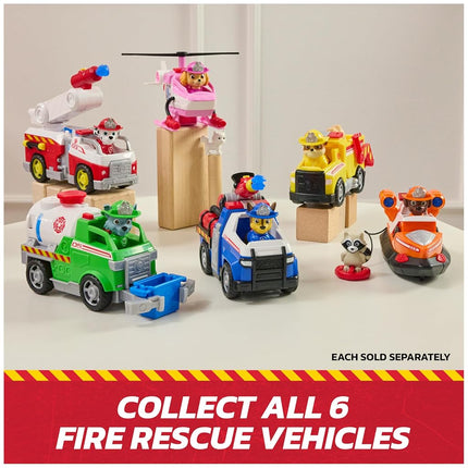 PAW Patrol Fire Rescue: Marshall Rescue Fire Engine with Action Figure & Projectile Launcher & Toy Truck, Kids Toys for Boys & Girls Ages 3 and Up