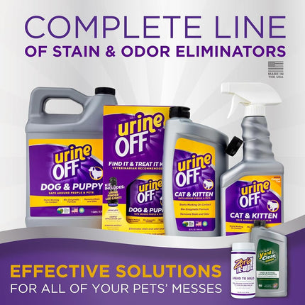 Urine Off Cat and Kitten Odour and Stain Remover 3.78 Litre Refill
