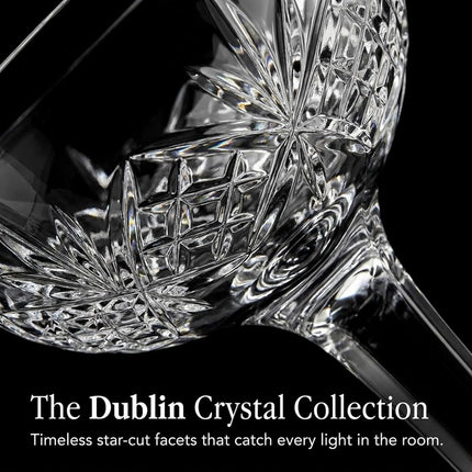 Verres à Champagne Godinger - Lot de 4, Collection Cristal Dublin