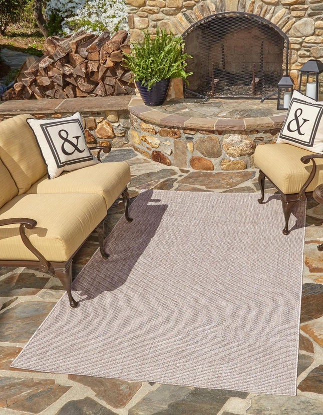 Unique Loom Outdoor Solid Collection Area Rug - So