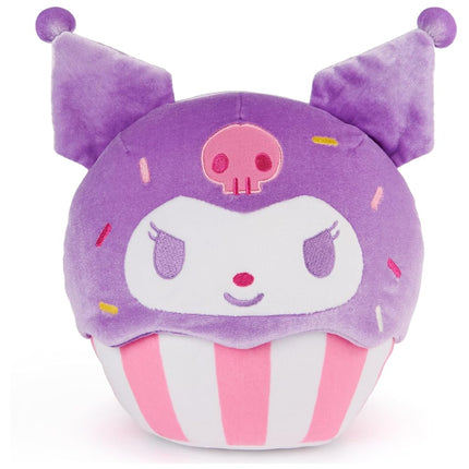 GUND Sanrio Hello Kitty and Friends Kuromi Cupcake Plush, Stuffed Animal for Ages 1 and Up, Purple/White, 8”